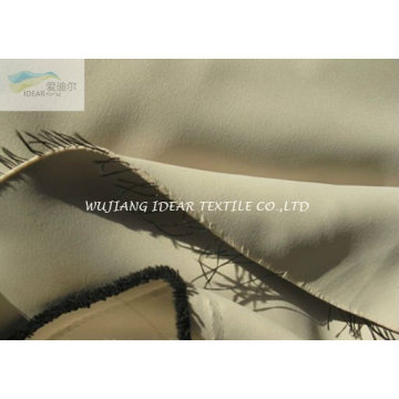 Polyester Microfiber Peach Skin Blackout Fabric Coating PU For Curtain